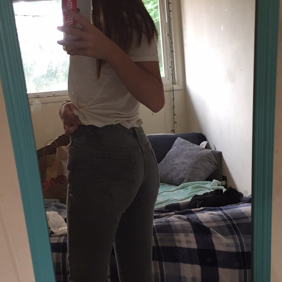 Grey long jeans - Picture 3 of 3